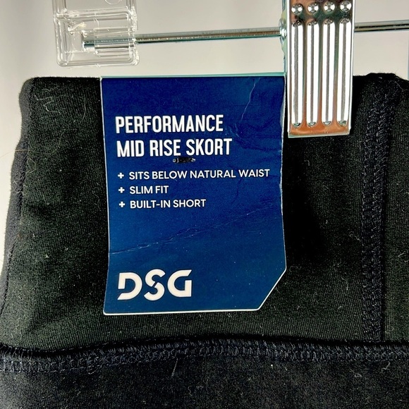 NWT DSG -Dicks Sporting Goods - Performance Mid-Rise Skort Size Small Black - Picture 4 of 11